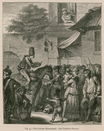 De Duitse kwakzalver (naar Duplessis-Bertaux) door French School