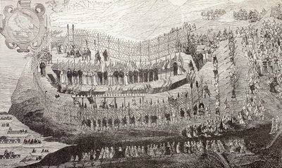 Het grote martelaarschap van Nagasaki, 1622, uit 