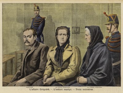 De moord op het kind Gregoire, Frankrijk, 1897 door French School