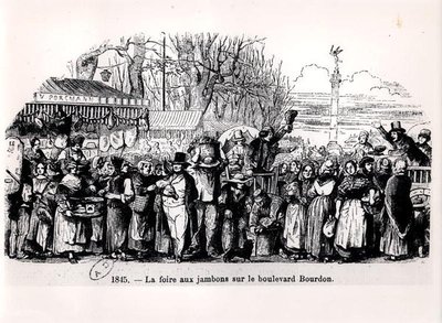De Hammarkt op Boulevard Bourdon, Parijs door French School