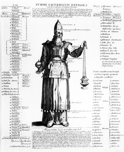 De Hogepriester van het Jodendom en de genealogie van de priesterlijke familie van Levi door French School