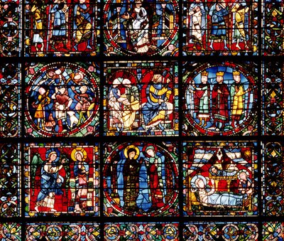 Het Incarnatieraam, (detail) door French School