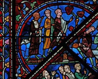 Het Joseph-raam: hij verwelkomt zijn broers door French School
