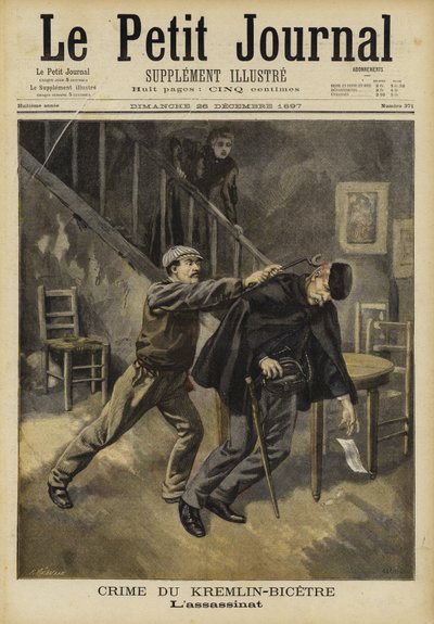De moord in Kremlin-Bicetre, Parijs, 1897 door French School