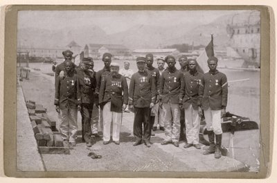De missie Marchand, die vertrok uit Loango, in de Congo, en Fachoda, Soedan bereikte, 1897-98 door French School