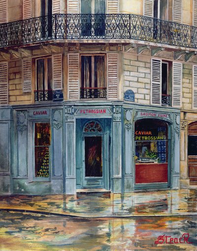 De Petrossian Kaviaarwinkel in Parijs door French School