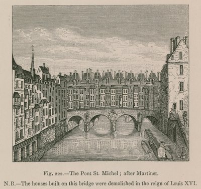 De Pont St. Michel (naar Martinet) door French School