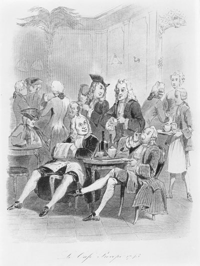 Het Procope in 1743, ca. 1840 door French School