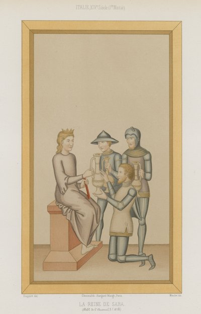 De koningin van Sheba door French School
