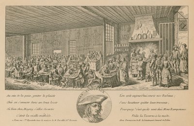 De Ramponaux Tavern door French School