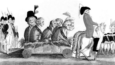 De terugkeer van Varennes, op 21 juni 1791 door French School
