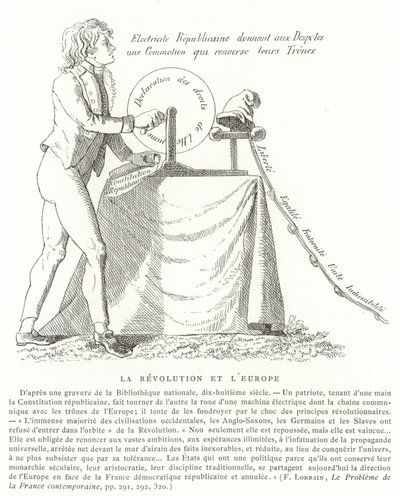 De Revolutie en Europa door French School
