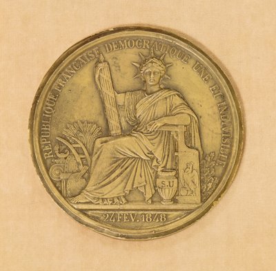 Het zegel van de Tweede Republiek, 1848 door French School