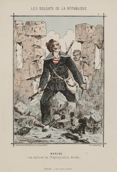 De Soldaten van de Republiek. Zeelieden: de apostelen van gedwongen onteigening door French School