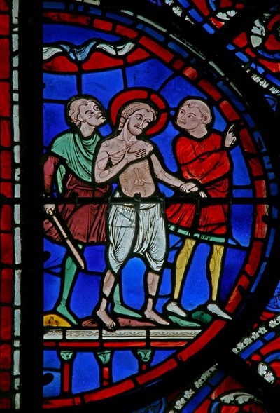 Het Sint-Thomasraam: weggeleid door twee bewakers door French School