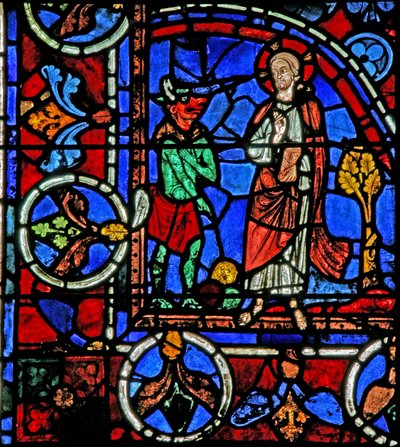 De Verzoeking van Christus in de Wildernis door French School