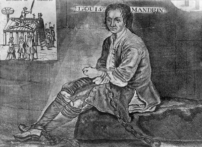 De marteling op het wiel en executie van Louis Mandrin (1724-55) door French School