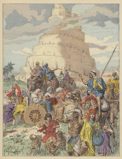 De Toren van Babel door French School