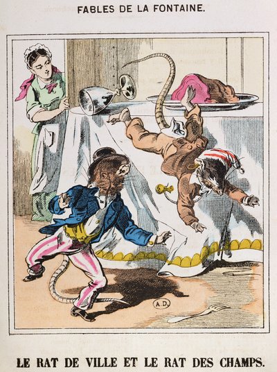 De stadsmuis en de veldmuis, uit 