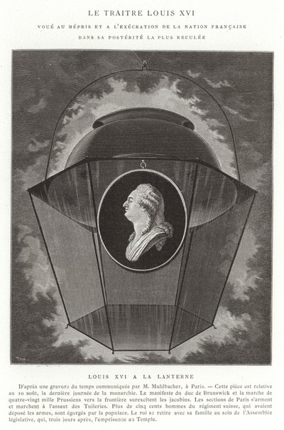 De verrader Lodewijk XVI, Franse Revolutie door French School