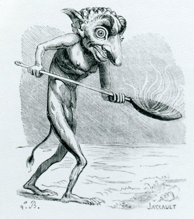 De Ukobach, illustratie uit het Dictionnaire Infernal door Jacques Albin Simon Collin de Plancy door French School