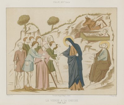 De Maagd Maria met het Christuskind door French School