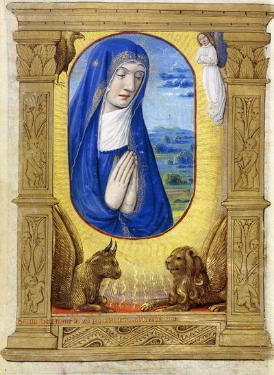 De Maagd Biddend, ca. 1500 door French School