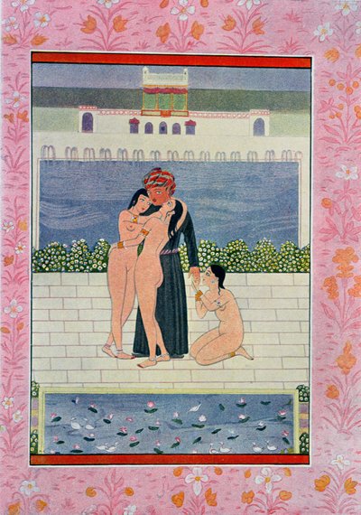 De bruiloft van Hassan Badreddine, illustratie uit De Arabische Nachten, 1895 door French School