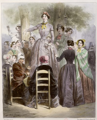 De Vrouwenregering tijdens de Revolutie van 1848 door French School