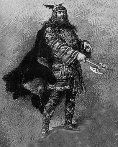 De acteur Dumaine in de rol van 