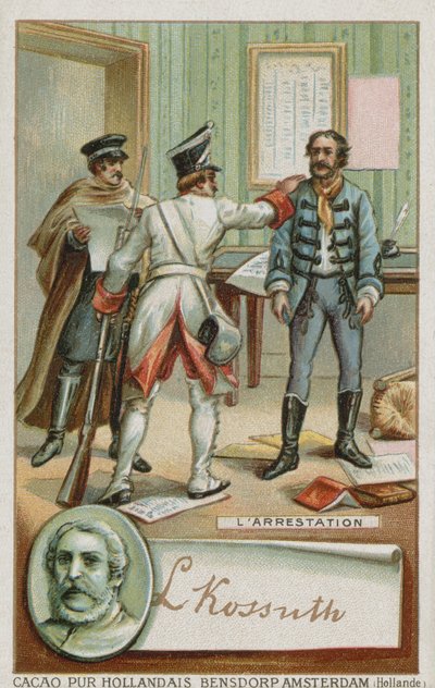 De arrestatie van Lajos Kossuth door French School