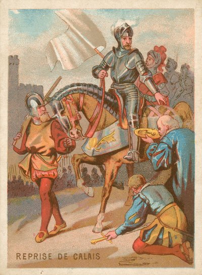 De verovering van Calais door koning Hendrik II van Frankrijk door French School
