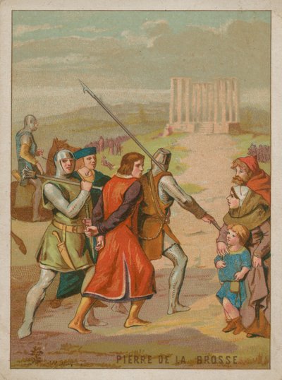 De gevangenneming van Pierre de la Brosse door French School