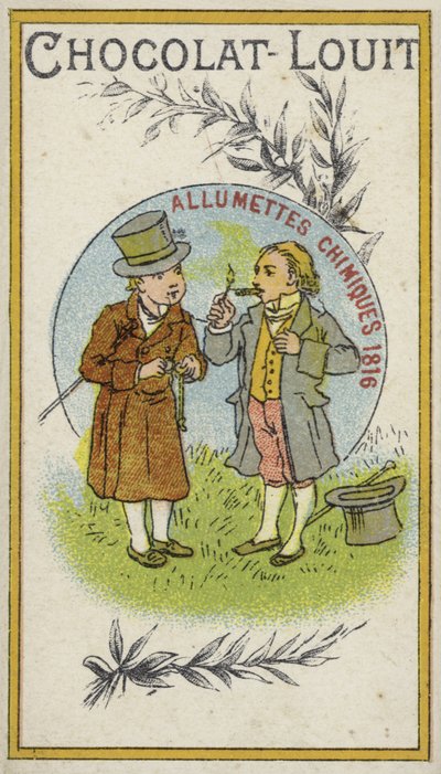 De chemische lucifer, 1816 door French School
