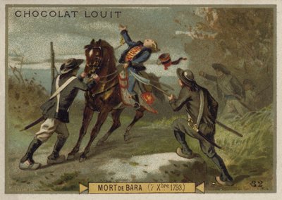 De dood van Joseph Bara, Opstand in de Vendée, Franse Revolutie, 7 december 1793 door French School