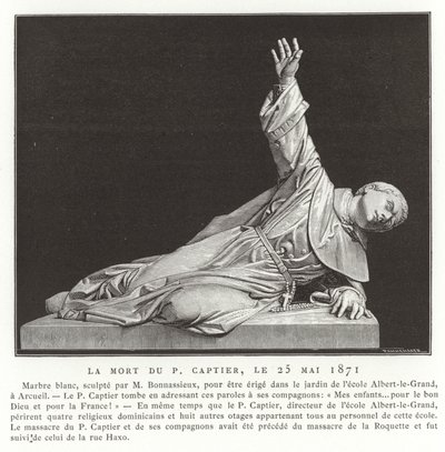 De dood van Pere Captier, 25 mei 1871 door French School