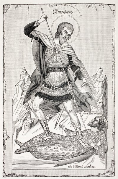 De droom van St. Basil de Grote, uit 