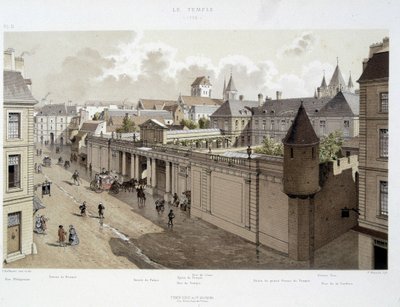 De ingang van het Palais in 1770 - in 