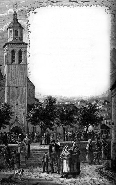 De familie van Bernadette Soubirous (1844-1879) in Lourdes, Hautes Pyrenees (65) door French School