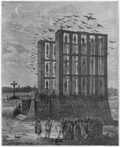 De galg van Montfaucon door French School