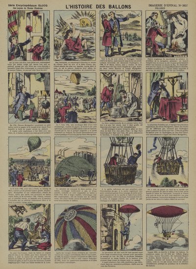 De geschiedenis van ballonnen door French School