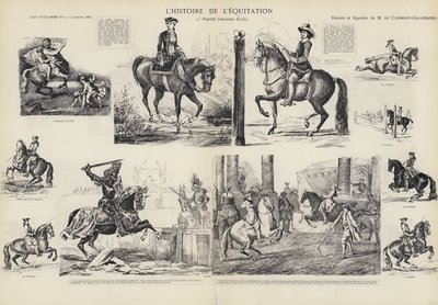 De geschiedenis van paardrijden door French School