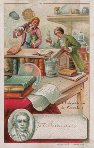 Het laboratorium van Berzelius door French School