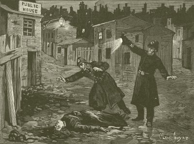 De laatste misdaad van Jack The Ripper door French School