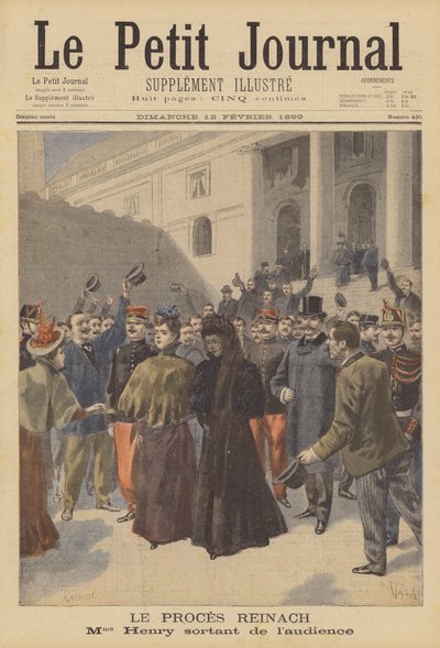 Het smaadproces van Jules Reinach door French School