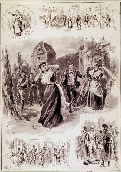 De hoofdillustratie toont de scène: 