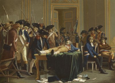 De ochtend van 10 Thermidor, Jaar II (1794) door French School