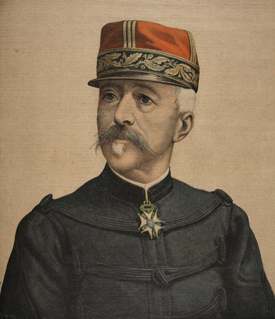 De nieuwe stafchef van het Franse leger, illustratie uit Le Petit Journal: Supplement illustre, 18 september 1898 door French School