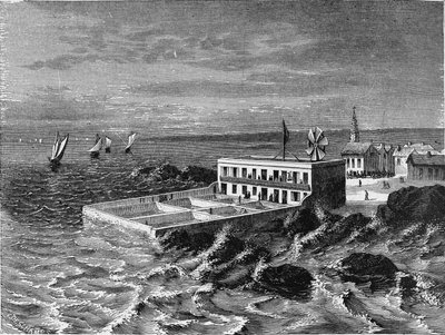 Het oceanografisch laboratorium van Concarneau. In 