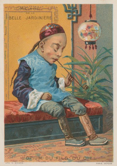 De opium van de Zoon van de Hemel door French School